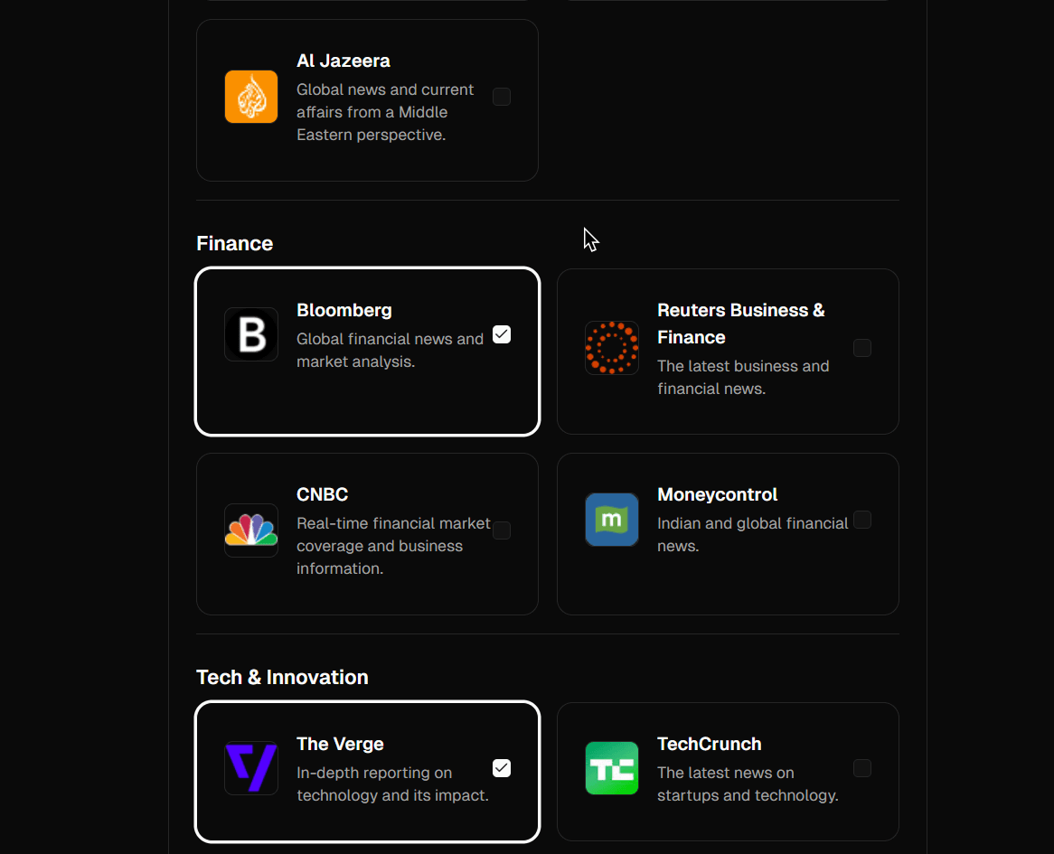 Add your favorite feeds illustration